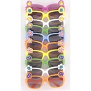 10 Lunettes couleurs avec pin\'s