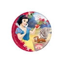 10 Assiettes blanche neige™ 20 cm