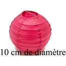 2 boules de décoration fuchsia (Dia. 10 cm)