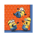 20 Serviettes en papier Minions 33 x 33 cm