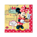 20 Serviettes en papier Minnie Café 33 x 33 cm