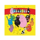 20 Serviettes en papier Barbapapa™ 33 x 33 cm