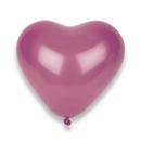 50 Ballons coeurs fuchsia 32 cm