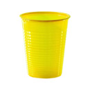 50 gobelets en plastique jaune 20 cl