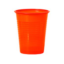 50 Gobelets en plastique mandarine 20 cl