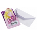 6 cartes d\'invitation Barbie fashion™