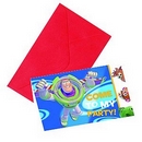 6 cartes d\'invitation Toy Story 3™