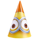 6 Chapeaux de fête Minions