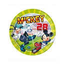 Assiettes Mickey goal