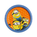 8 Assiettes en carton Minions ™ 23 cm