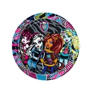 8 assiettes en carton rondes Monster high™ 23 cm