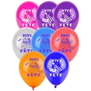 8 Ballons Vive la fête