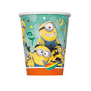 8 Gobelets en carton Minions 270 ml