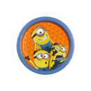 8 Petites assiettes en carton Minions 18 cm