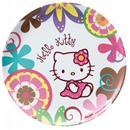 Assiette en mélamine Hello Kitty Bamboo™ 24 cm