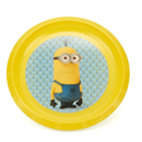 Assiette plastique réutilisable Minions™ 21 cm