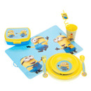 Assiette plastique réutilisable Minions™ 21 cm