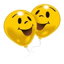 10 Ballons smiley