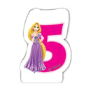 Bougie chiffre 5 Disney Princesses Journey™