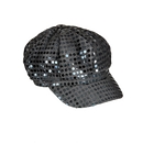 Casquette disco noire adulte