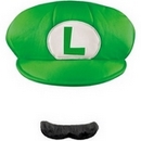 Casquette et Moustache Luigi™ Adulte