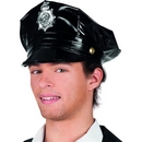 Casquette policier noire adulte