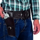 Ceinture avec étui cowboy adulte