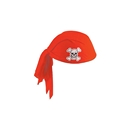 Chapeau bandana rouge en polyester Pirate adulte