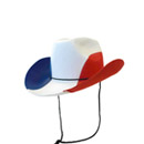 Chapeau cowboy supporter France adulte