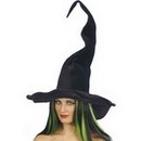 Chapeau sorcière noir femme Halloween