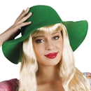 Chapeau estival vert femme