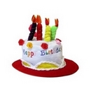 Chapeau happy birthday rouge adulte