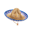 Chapeau mexicain en paille adulte