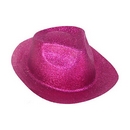 Chapeau pailletté rose adulte