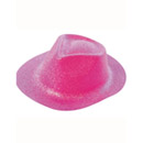 Chapeau pailleté rose adulte