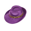 Chapeau pimp violet adulte