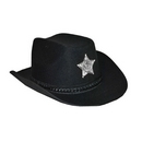 Chapeau cowboy noir