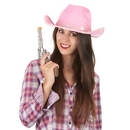 Chapeau rose de cowgirl adulte