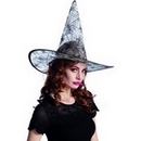 Chapeau toile d\'araignée transparent adulte Halloween