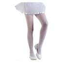 Collants opaques blancs enfant