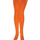 Collants orange adulte