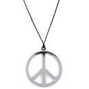 Collier hippie argenté