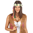 Collier hippie en métal Adulte