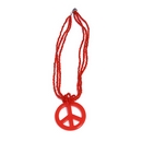 Collier hippie rouge