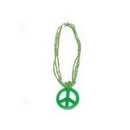 Collier hippie vert