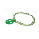 Collier hippie vert