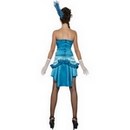 Déguisement danseuse saloon sexy bleue femme