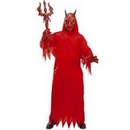 Déguisement diable à capuche rouge adulte Halloween