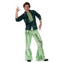 Déguisement disco homme vert