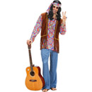 Déguisement hippie psychédélique homme